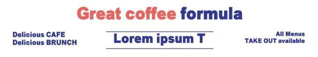Banner de promoção de café simples vermelho