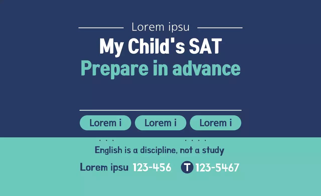 Navy Modern Sat Advertisement Banner