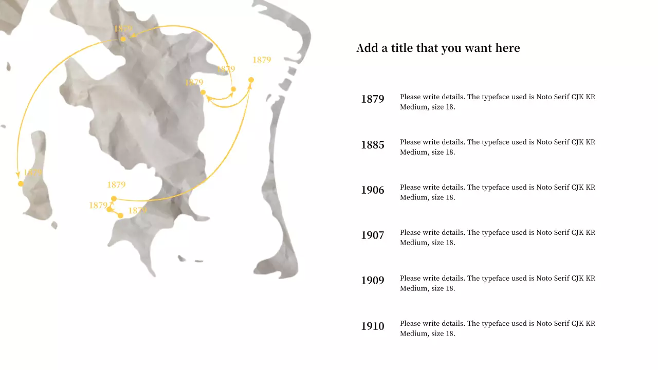 Yellow Minimal History Presentation
