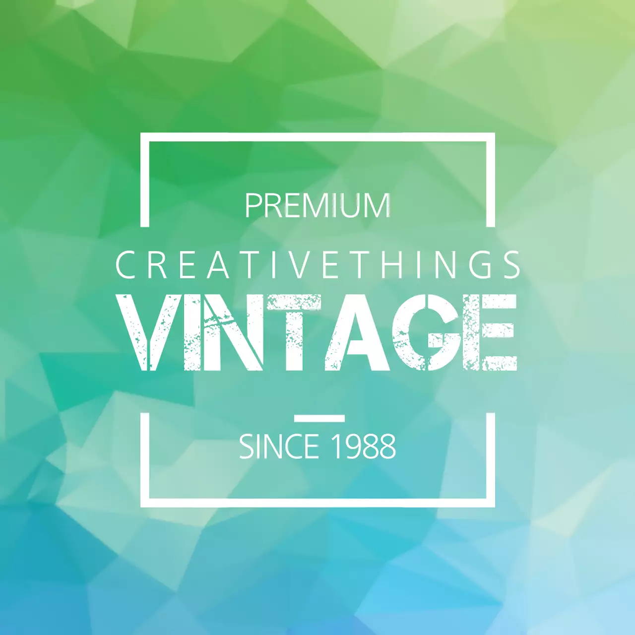 Green Vintage Promotion Announcement Banner