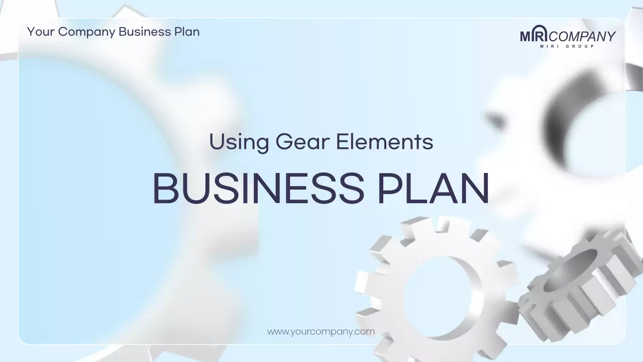 Blue Modern Business Plan Document Presentation