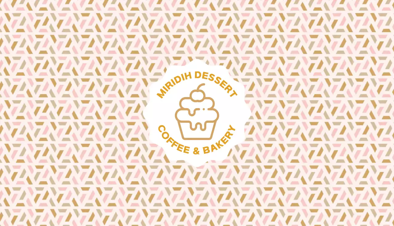 Pink Minimal Bakery Business Card