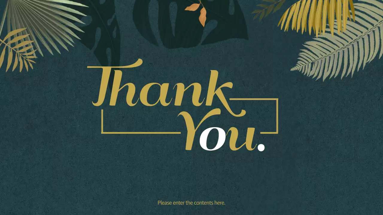 Green Botanical Document Presentation