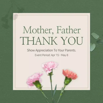 Green Simple Appreciation Card Instagram Post