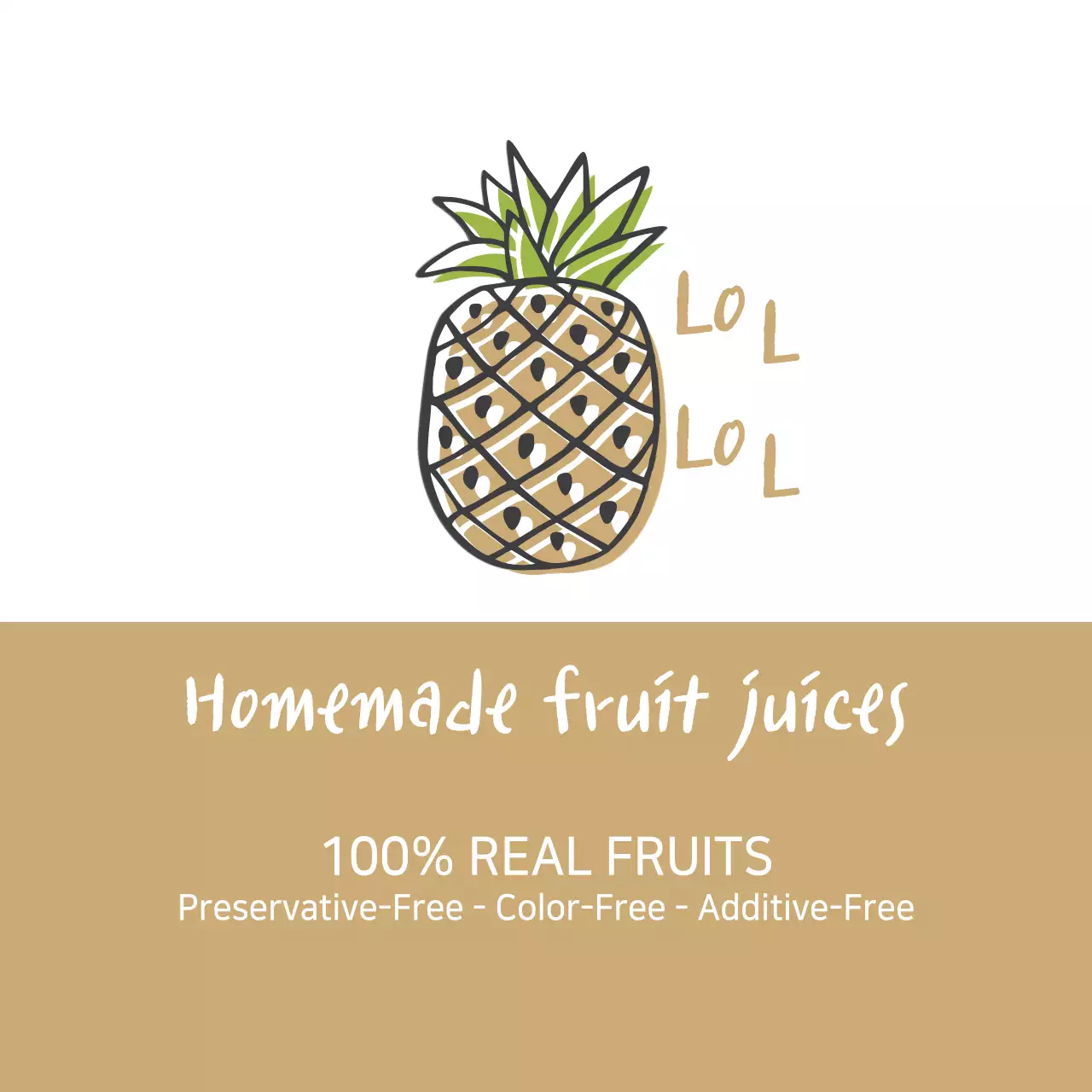 Beige Simple Fruit Promotion Banner