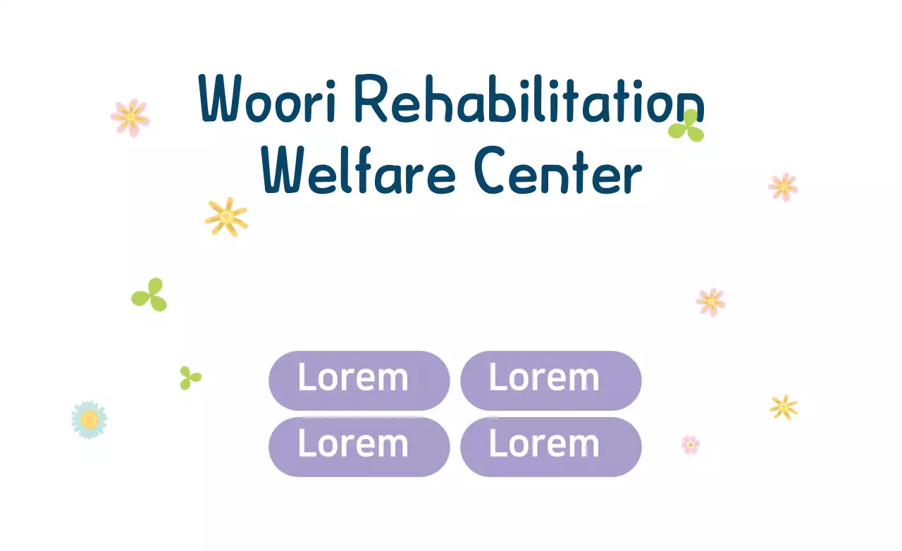 White Simple Rehabilitation Information Banner
