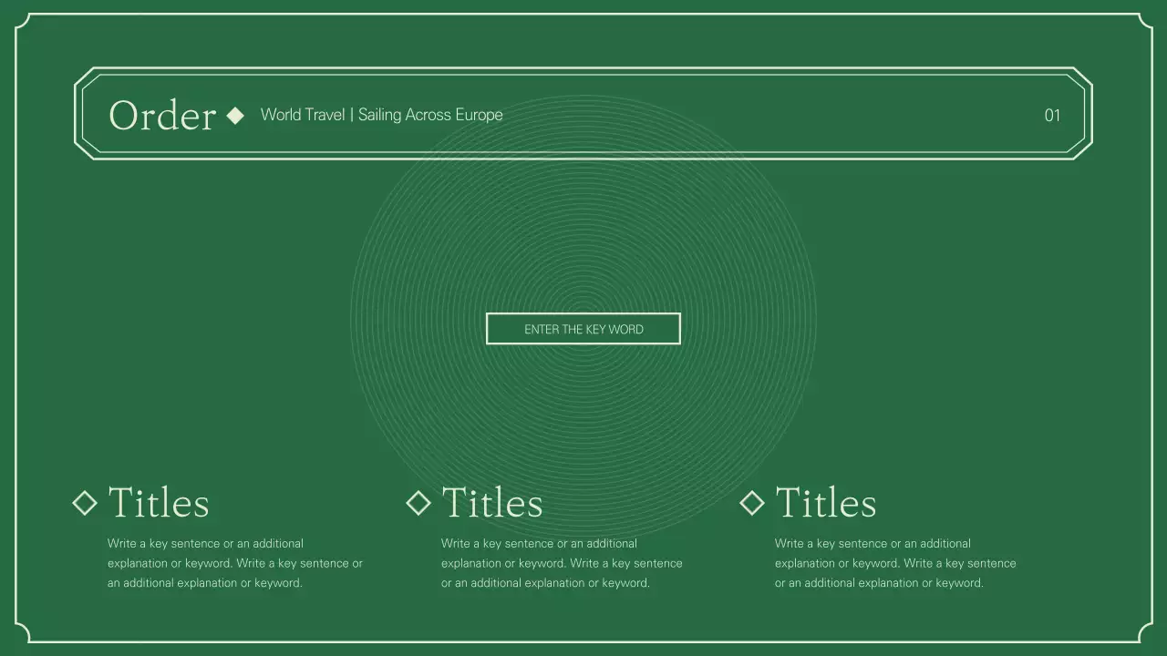 Green Classic Travel Presentation