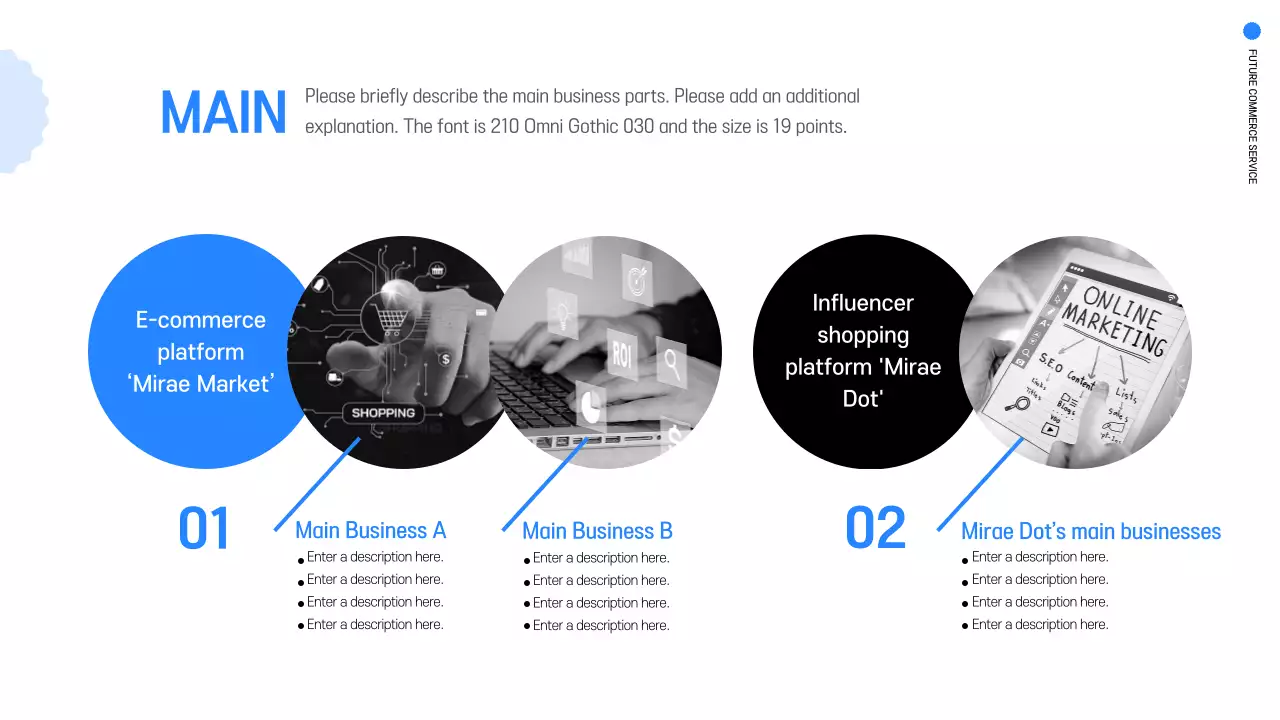 Blue Modern Recruitment Event Presentation