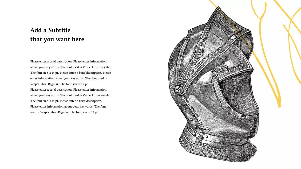 Yellow Minimal History Presentation