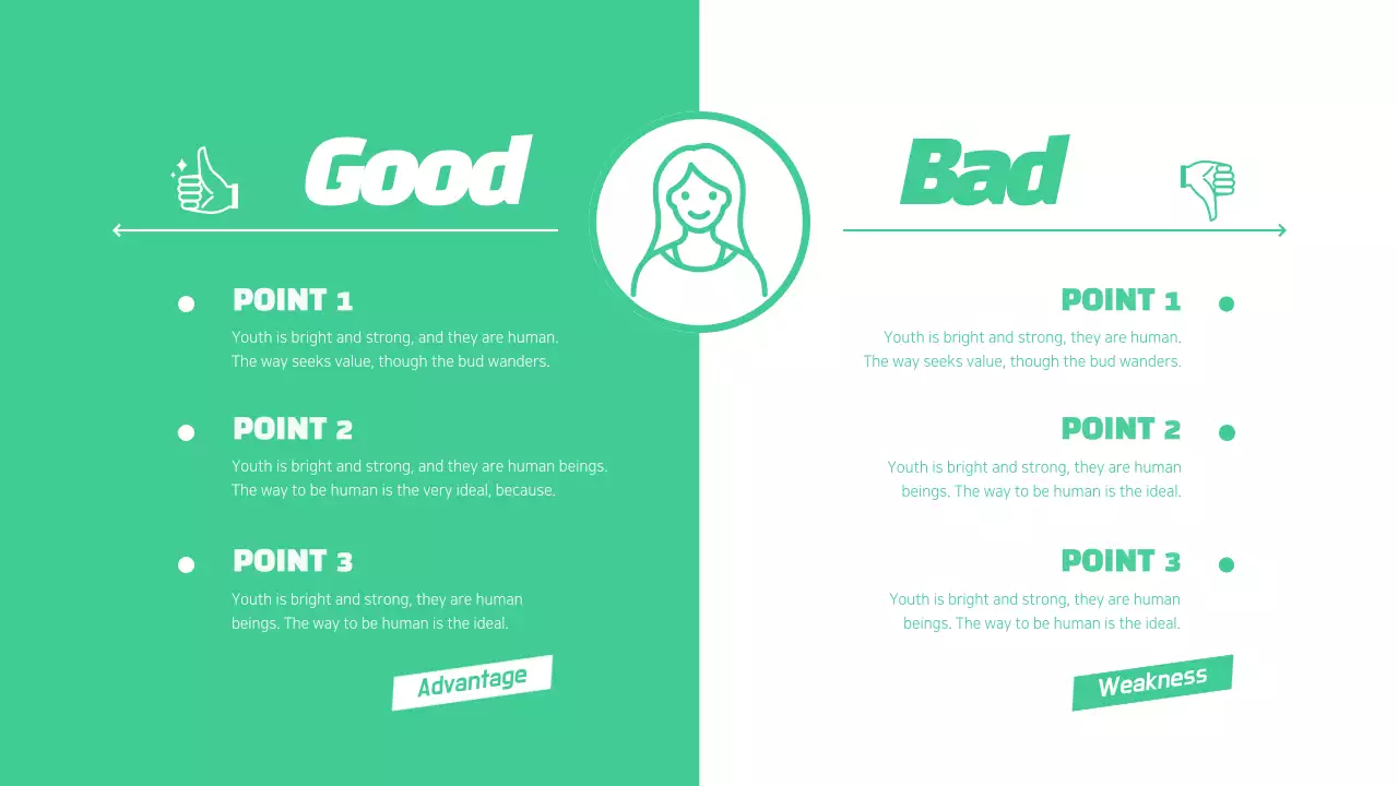 Presentasi Pidato Modern Berwarna-warni