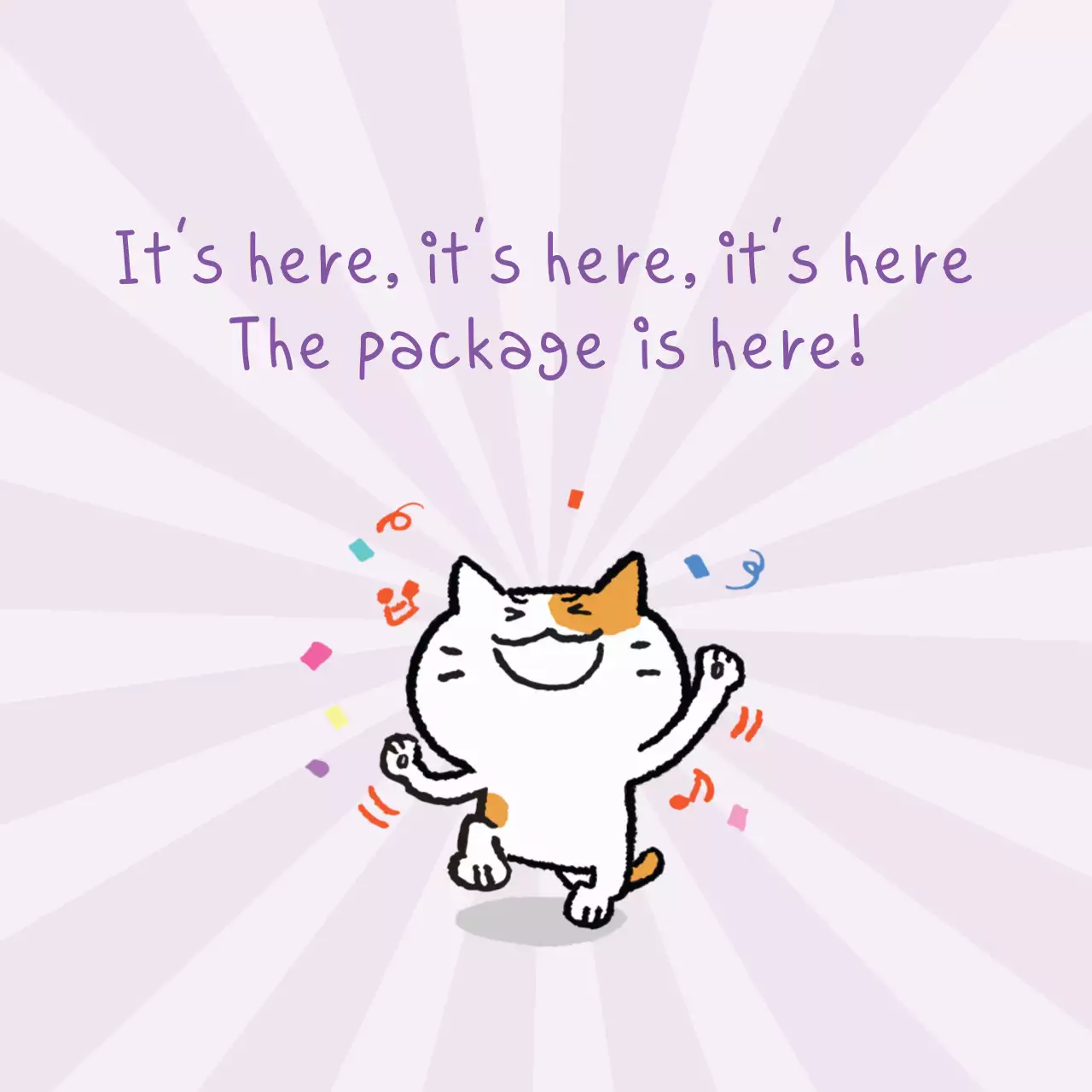 Purple Comic Package Announcement Banner