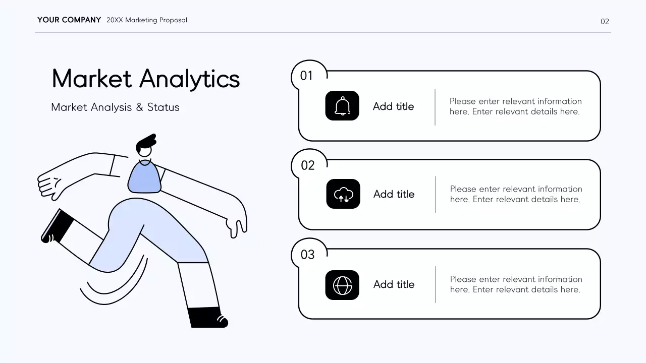 Tài liệu trình bày báo cáo kinh doanh tối giản màu xanh