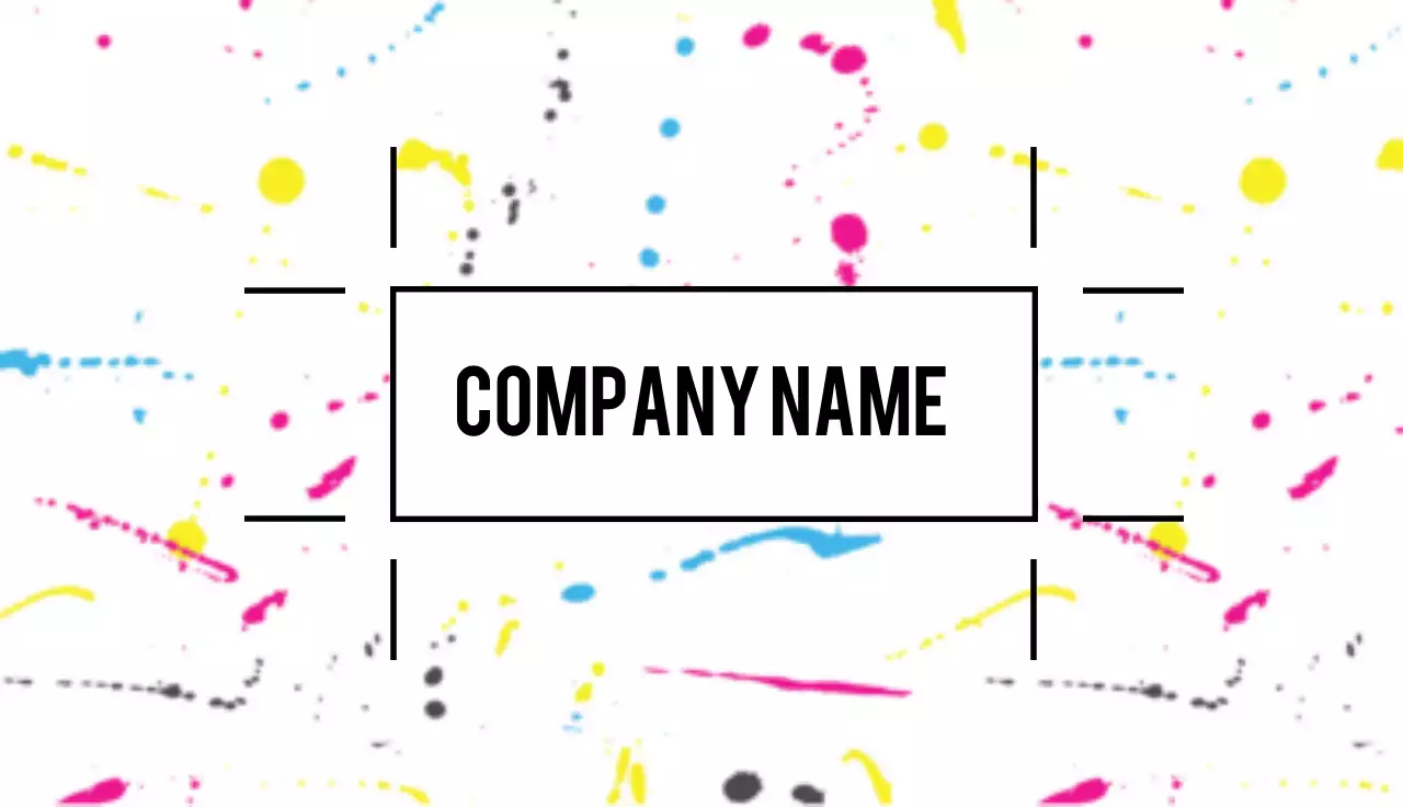 Colorful Modern Business Card