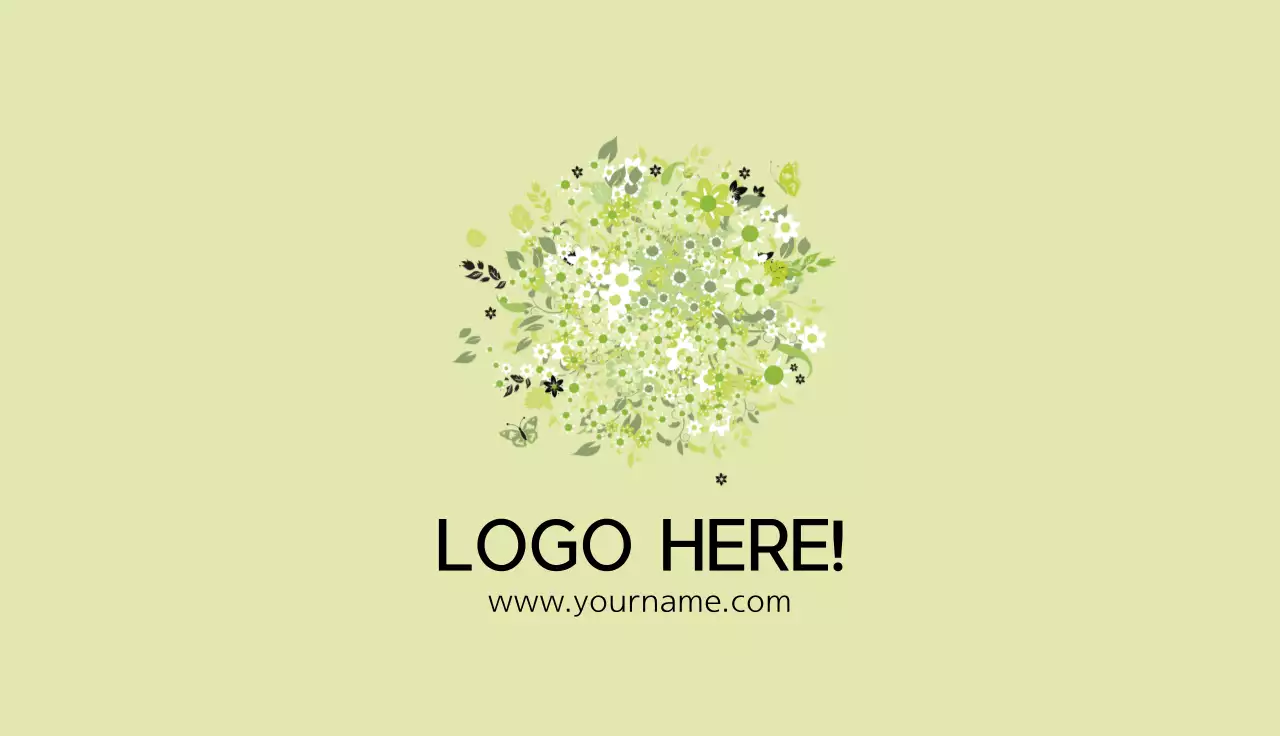 Annual Blue Business Card