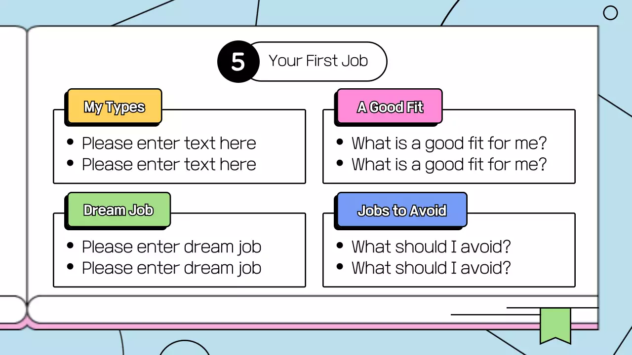 핑크 모던 컬리지 플래너 다이어리 프레젠테이션