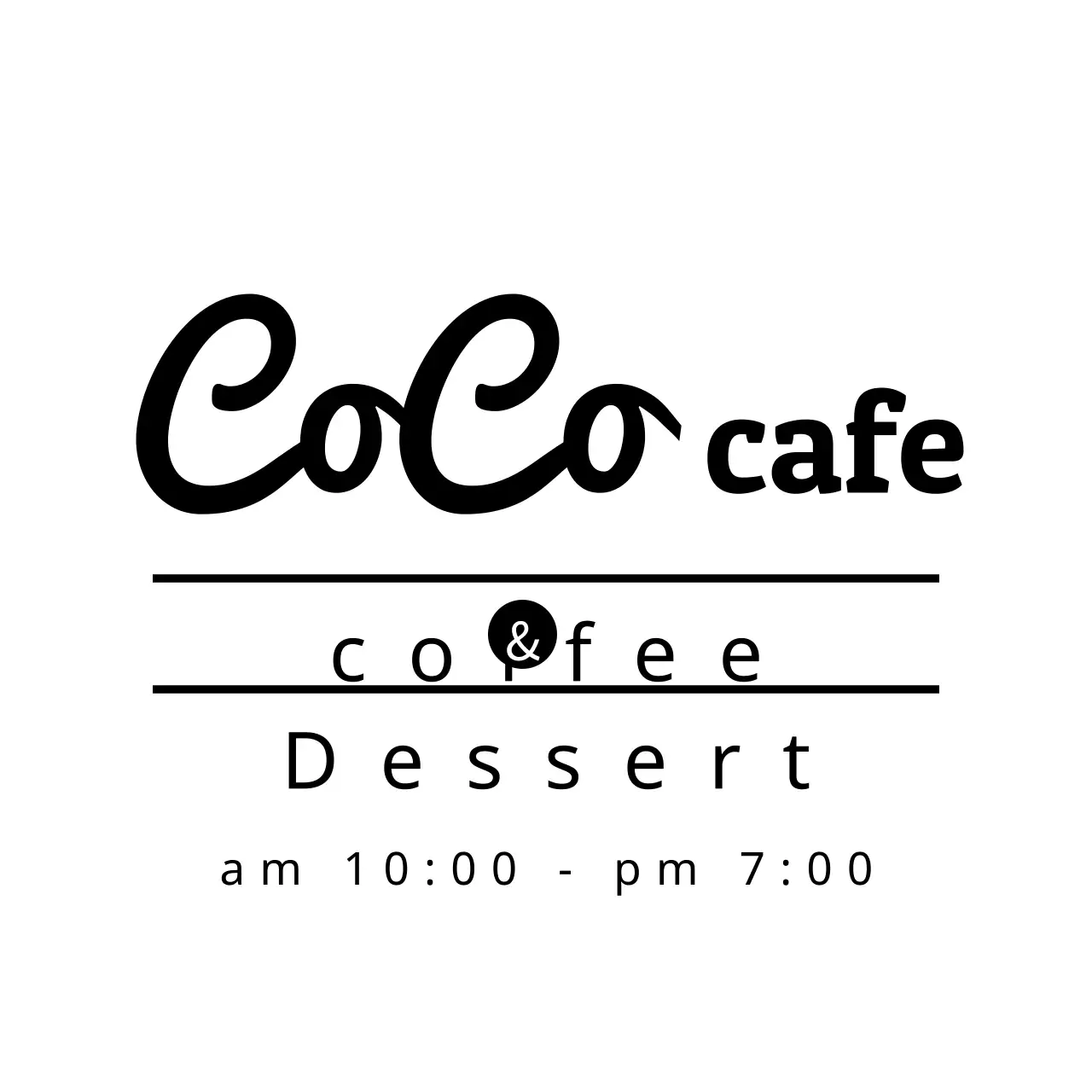 Black Minimal Cafe Advertisement Banner