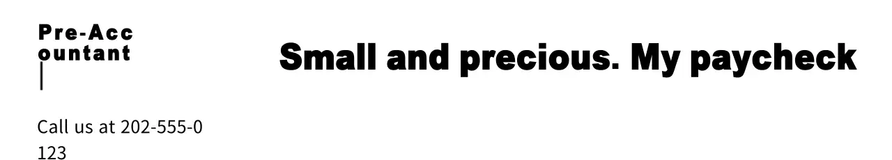 Banner promocional de finanças mínimas pretas