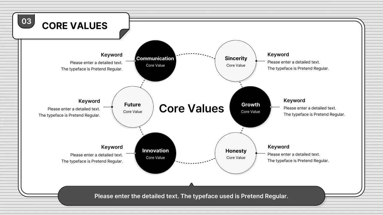Black and white, easy-to-edit, basic business illustration style