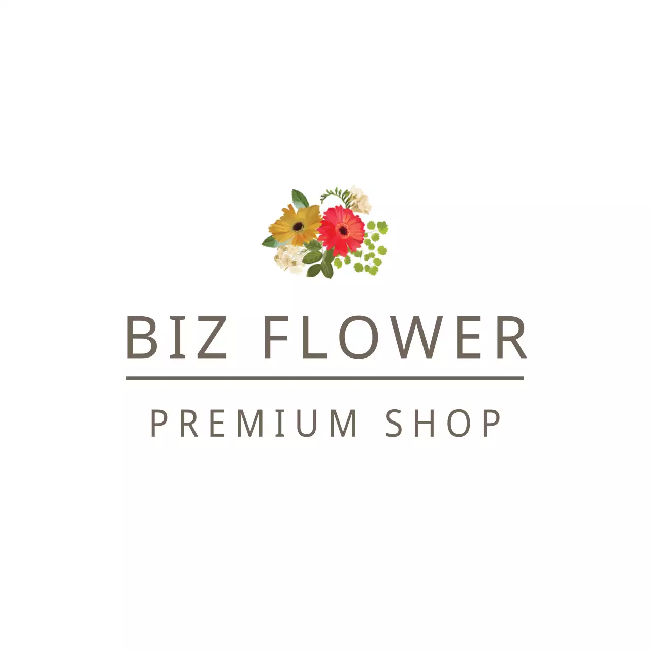 Biểu ngữ danh thiếp hoa thanh lịch đầy màu sắc