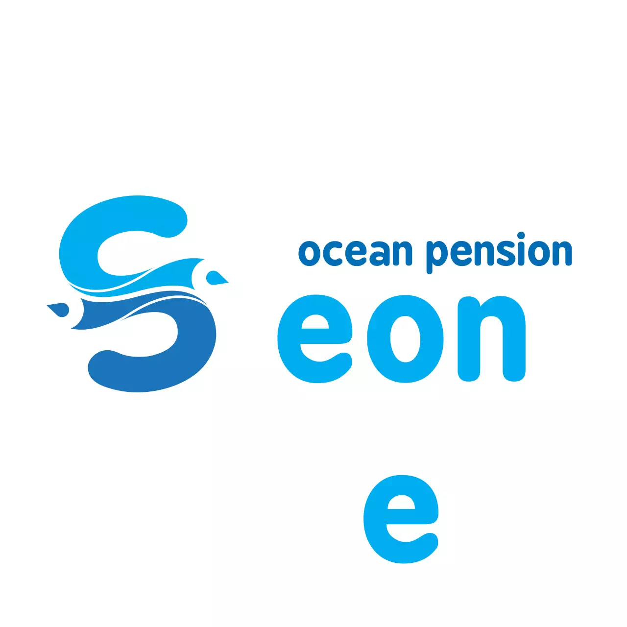 Blue Modern Ocean Advertisement Logo