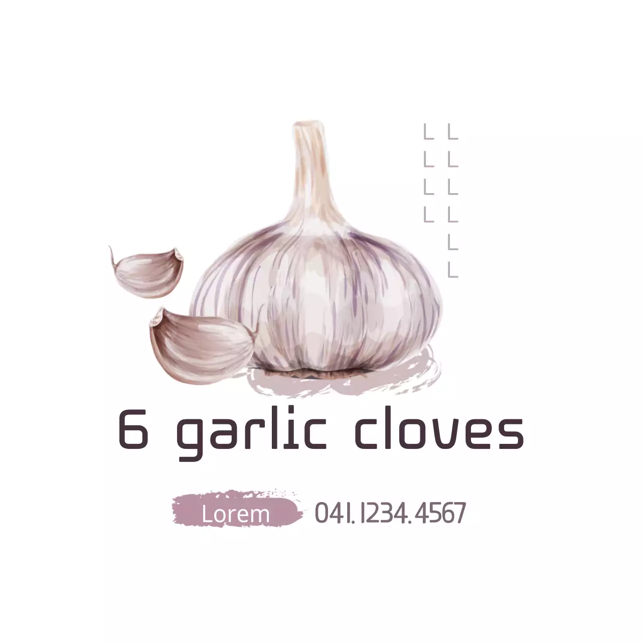 White Minimal Food Advertisement Banner