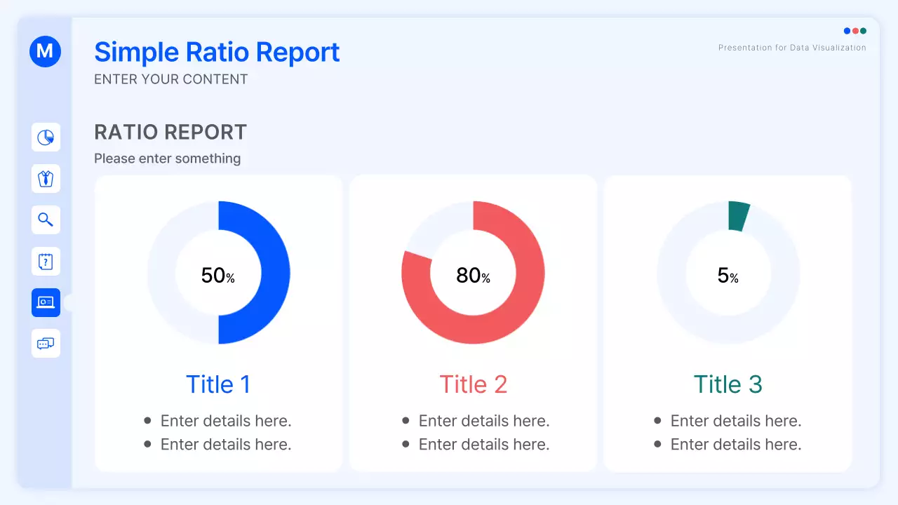 블루 모던 데이터 프레젠테이션