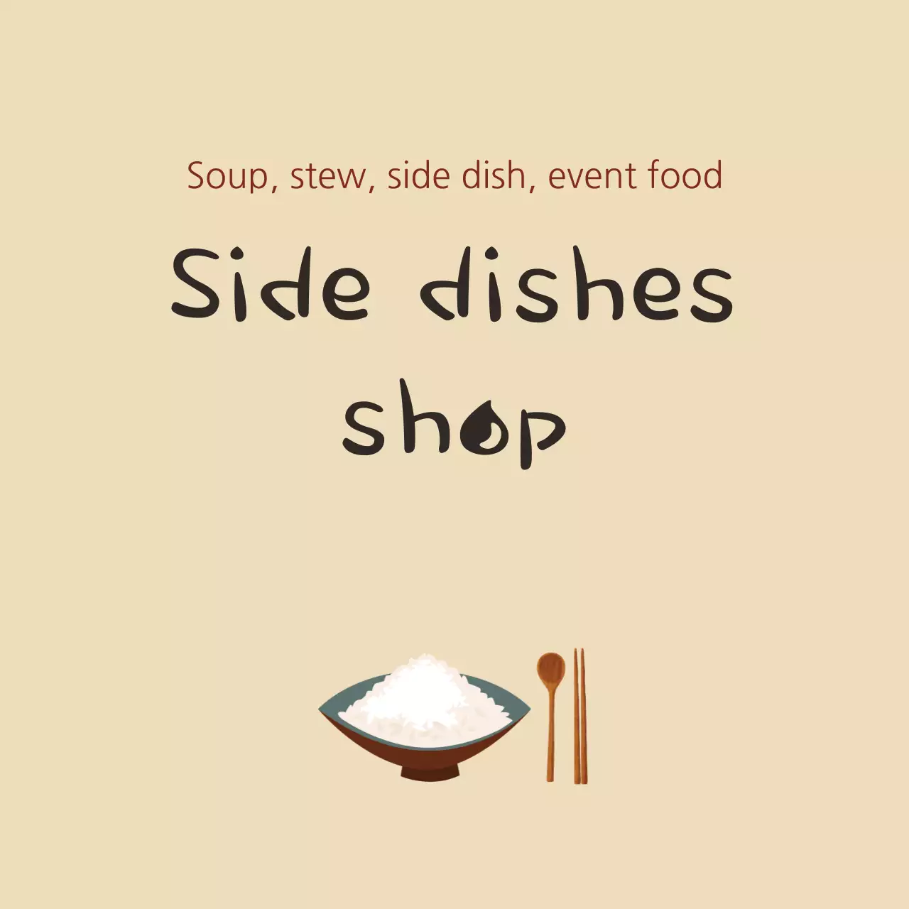 Spanduk Promosi Makanan Tradisional Beige