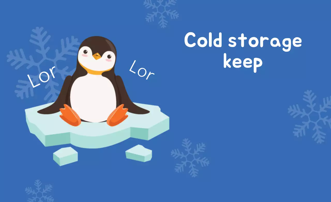 Guia de armazenamento simples azul Banner