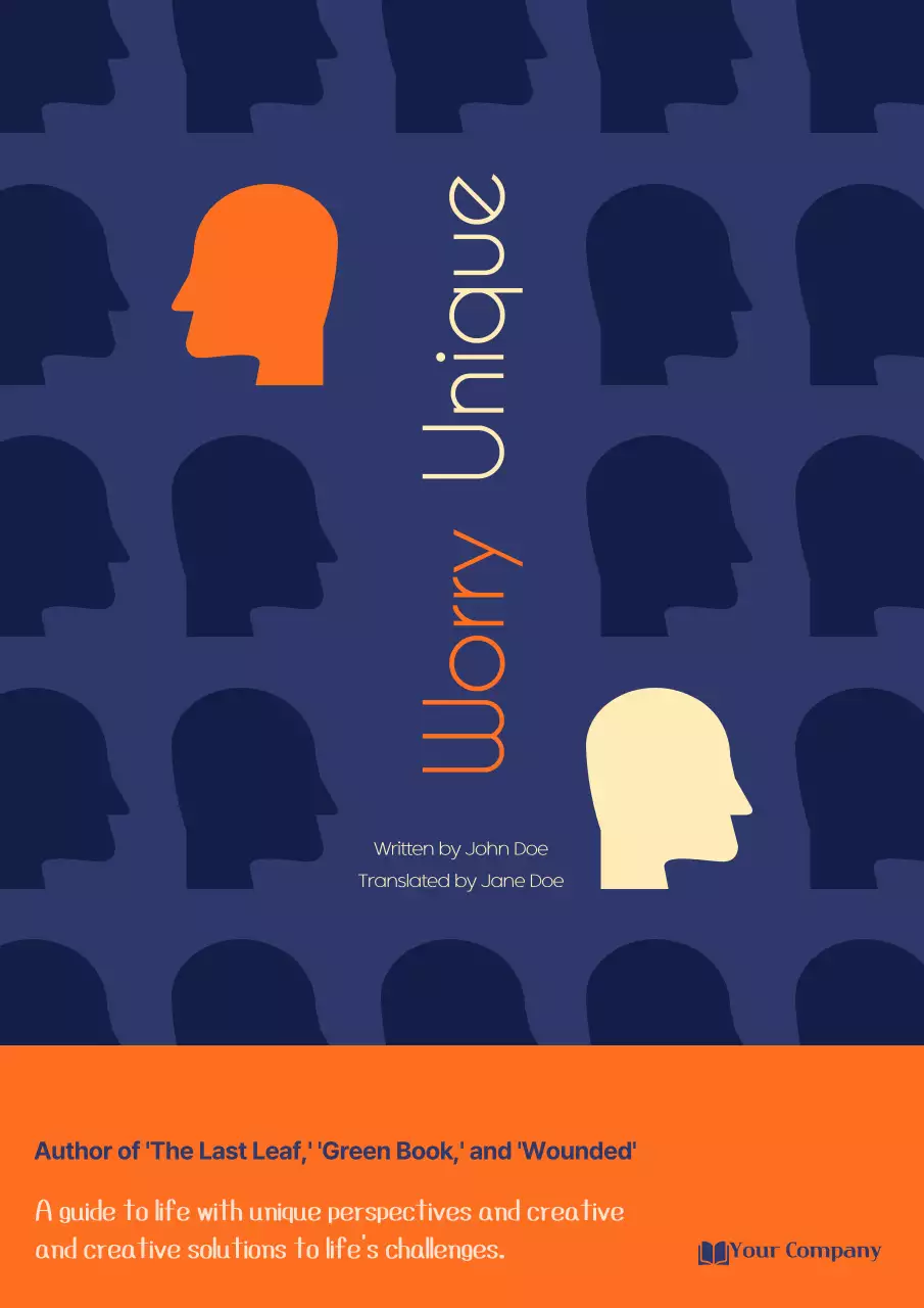 Navy Minimal Psychology Guide Book Cover