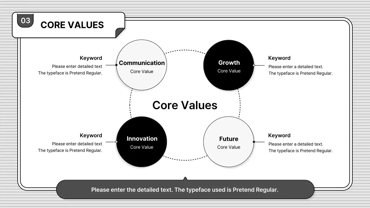 Black and white, easy-to-edit, basic business illustration style