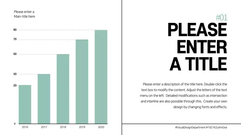 Green Minimal Analytics Report Infographic