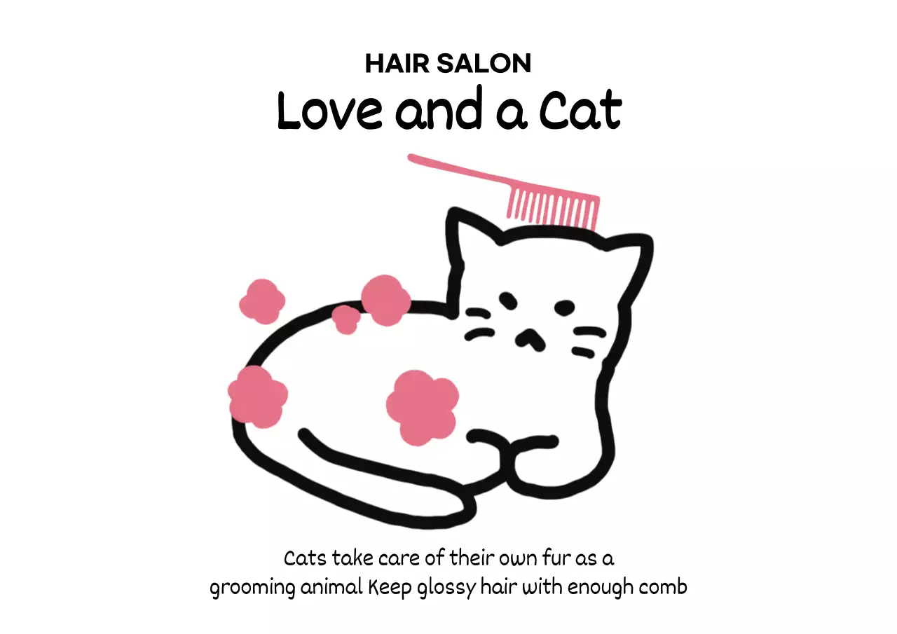 Dog grooming salon with illustrations of puppies and goats