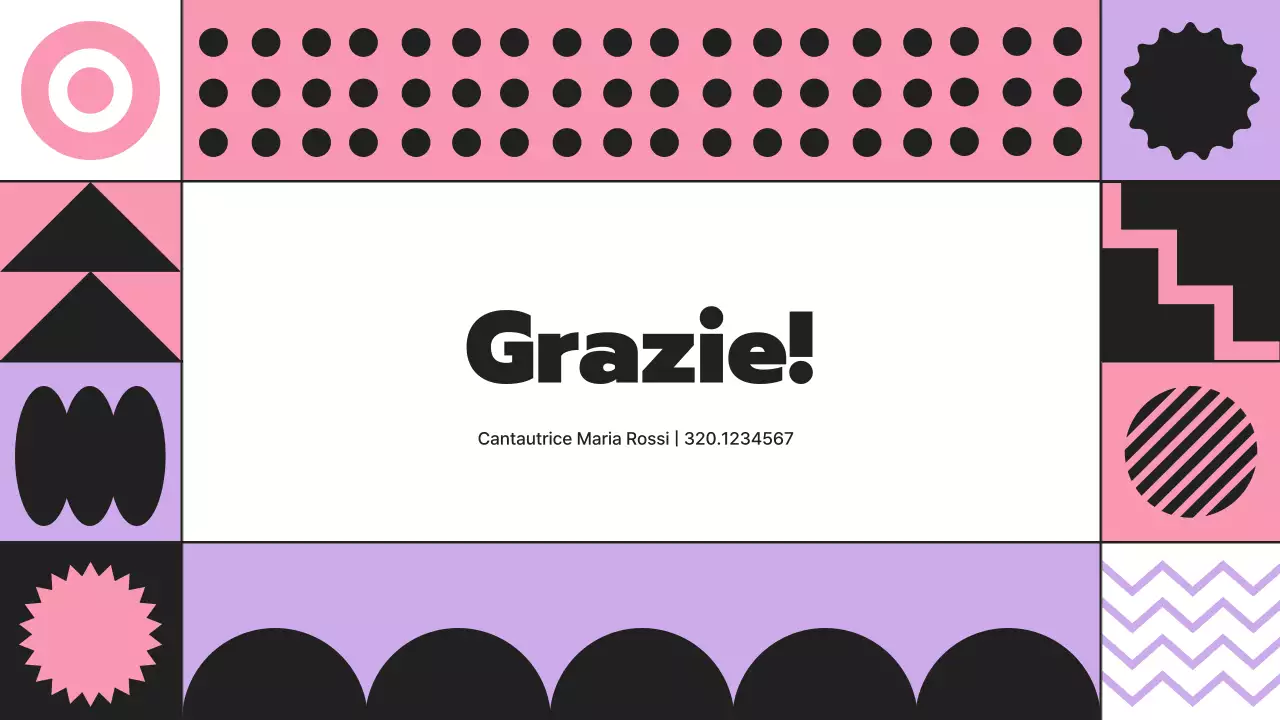 Portafoglio di compositori di elementi geometrici ritmici