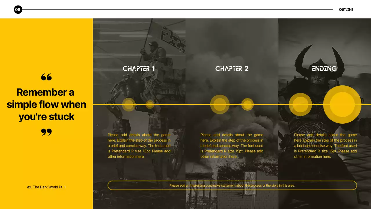 Yellow Modern Game Lecture Presentation