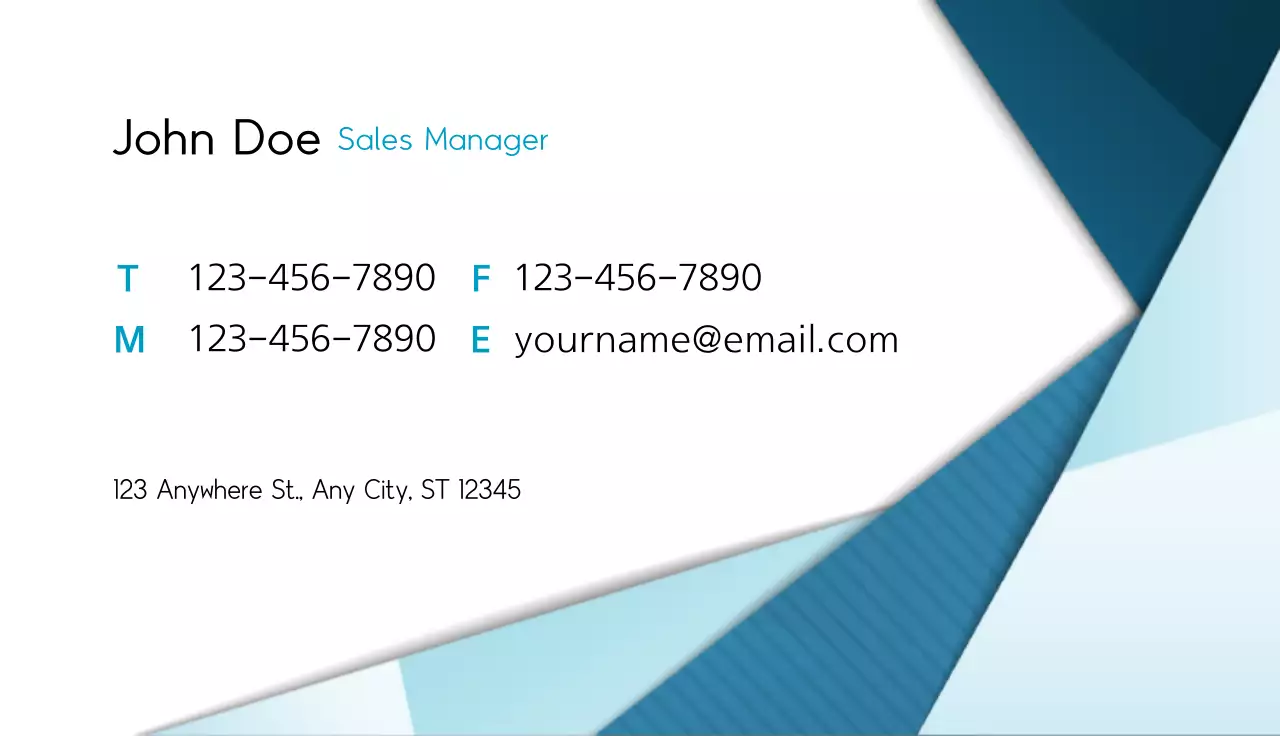 Corporate business cards
