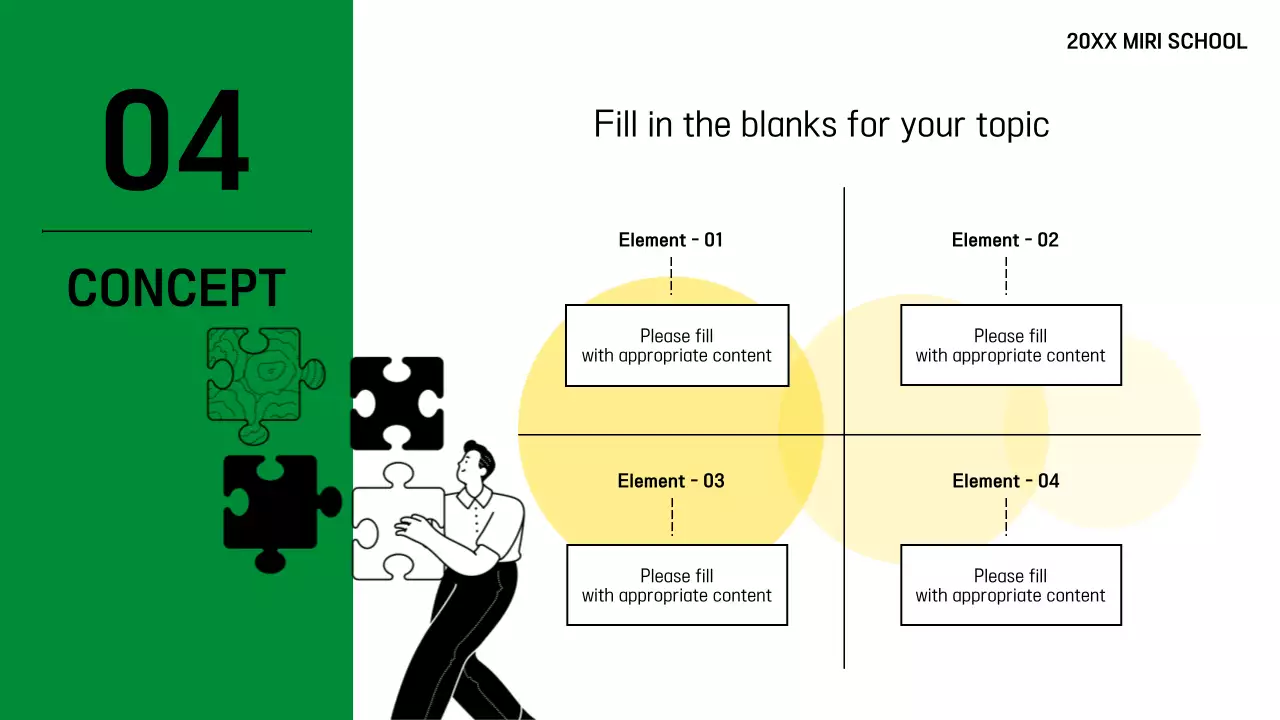 Green Minimal School Guide Presentation