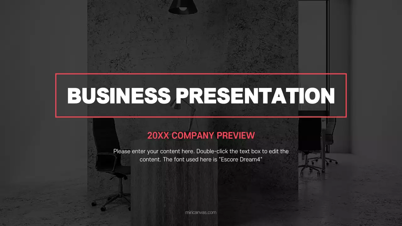Business presentations