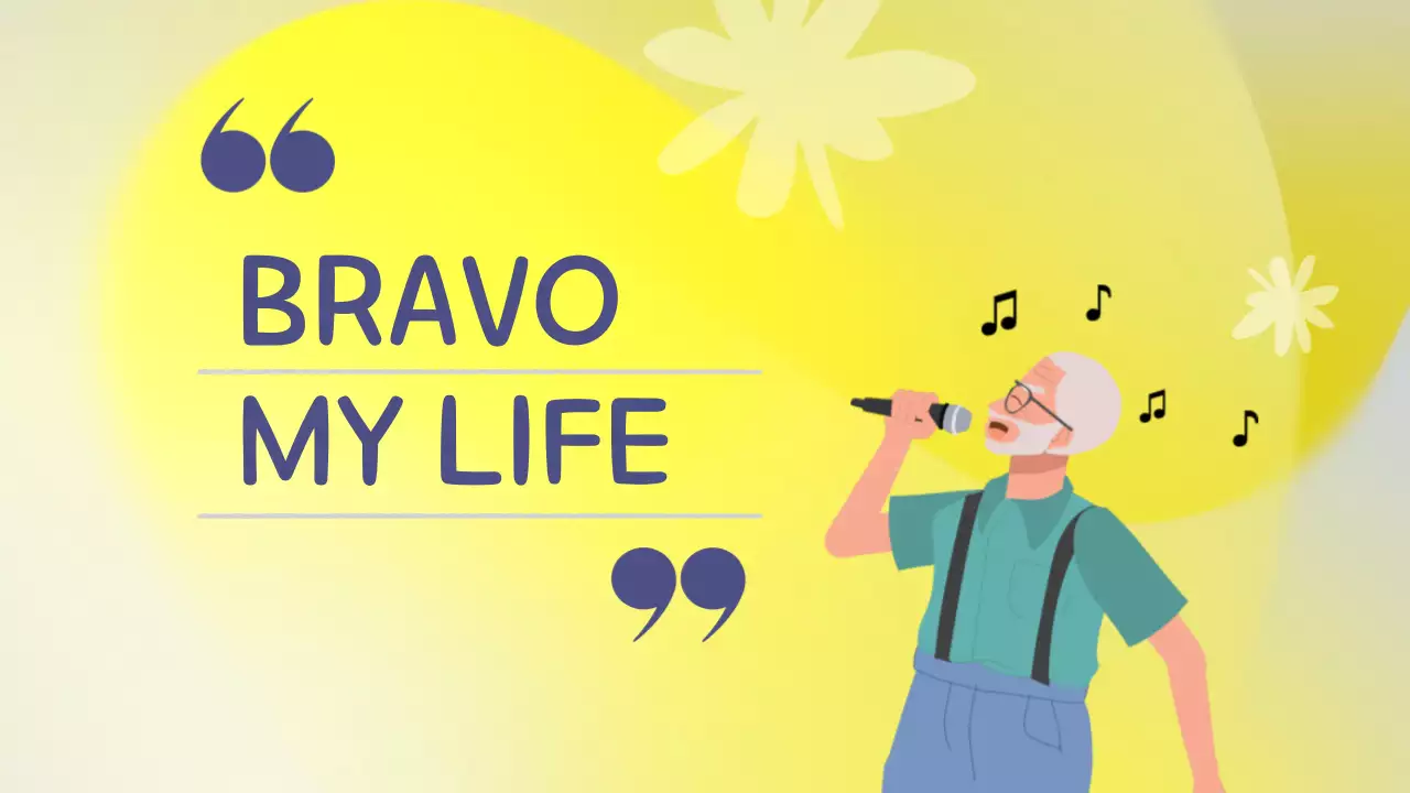 Yellow Simple Senior Guide Presentation