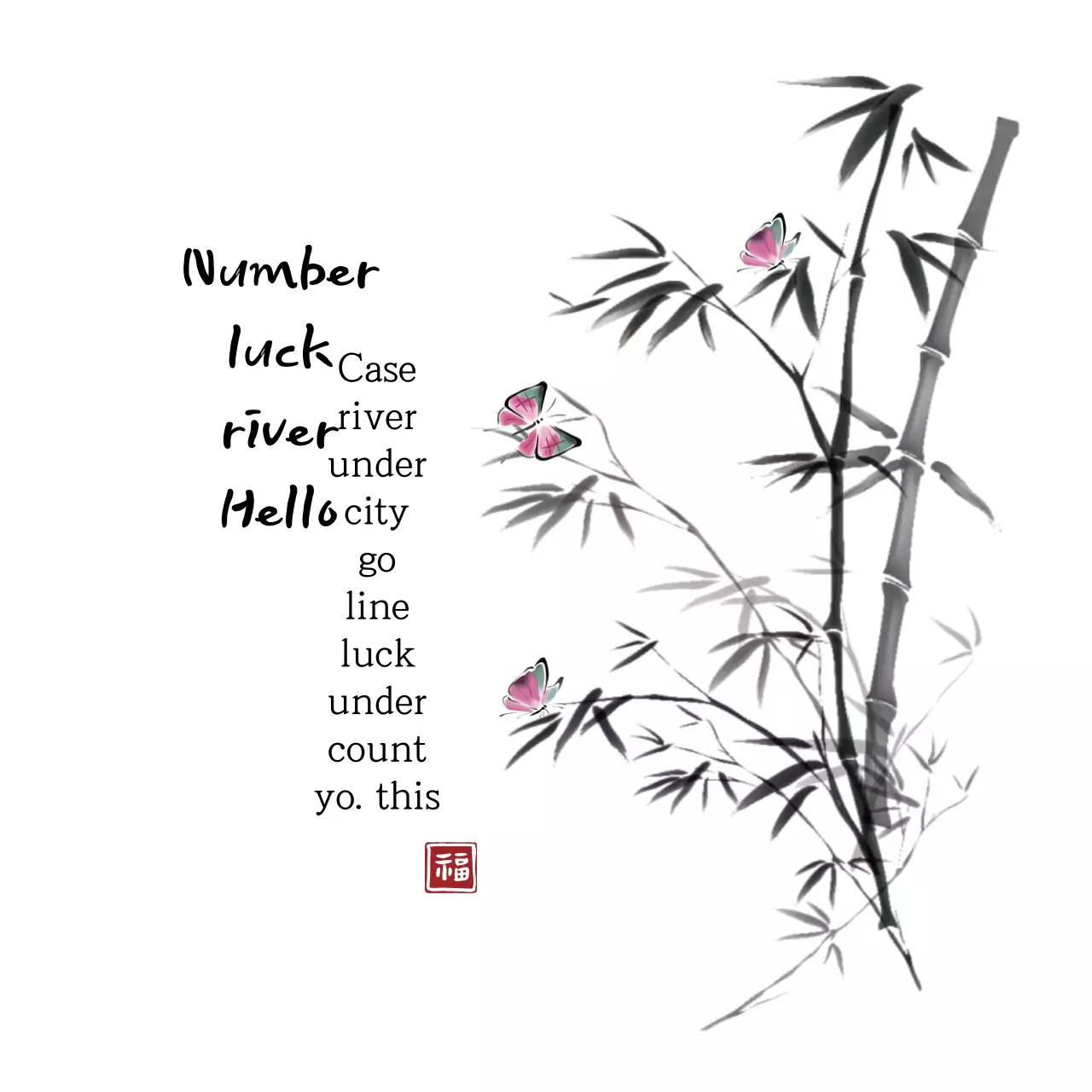 Biểu ngữ mời chào thiên nhiên truyền thống màu trắng