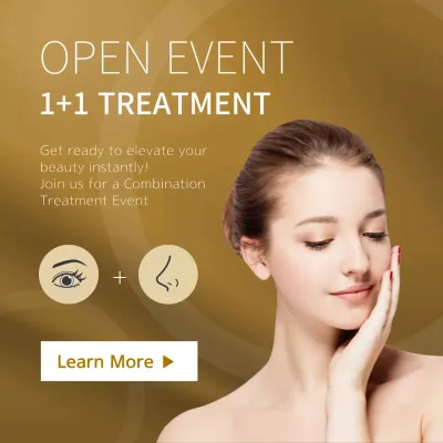 Gold Elegant Beauty Promotion Instagram Post