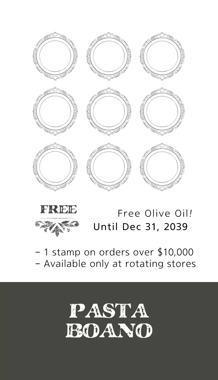 Kartu Nama Promosi Restoran Vintage Abu-abu