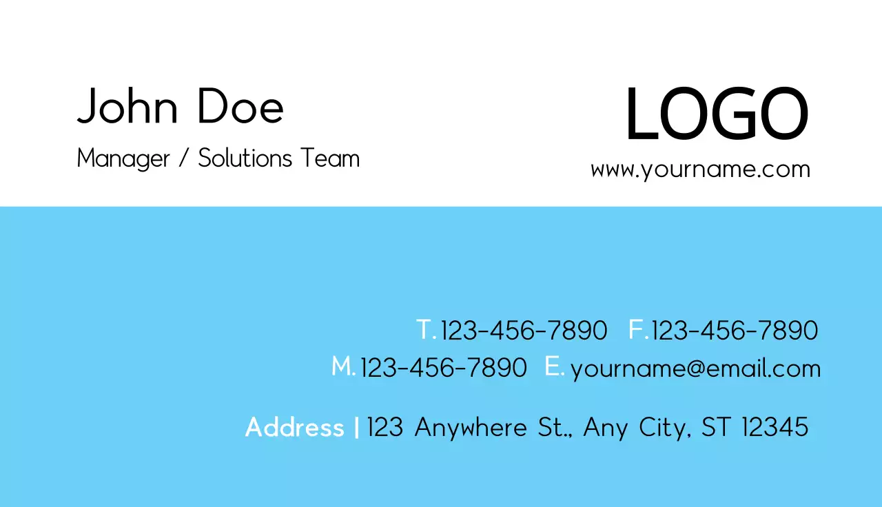 Corporate business cards