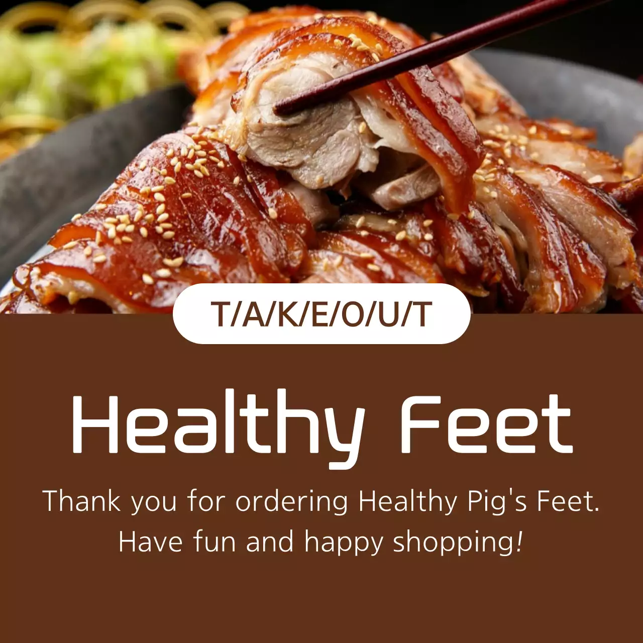 Spanduk Promosi Makanan Tradisional Coklat