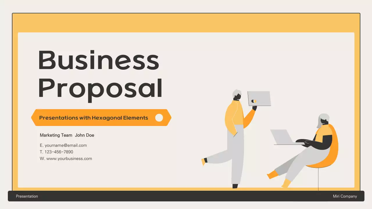 Yellow Modern Business Presentation