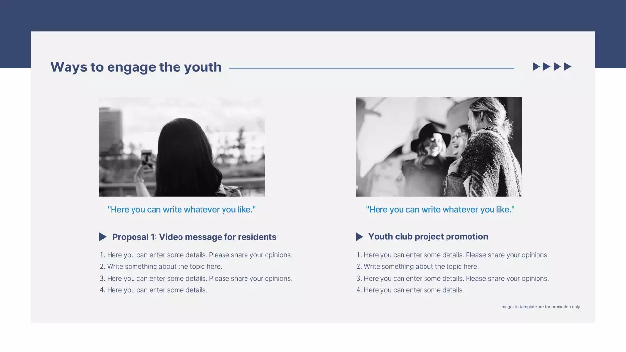 Blue Modern Engagement Announcement Presentation