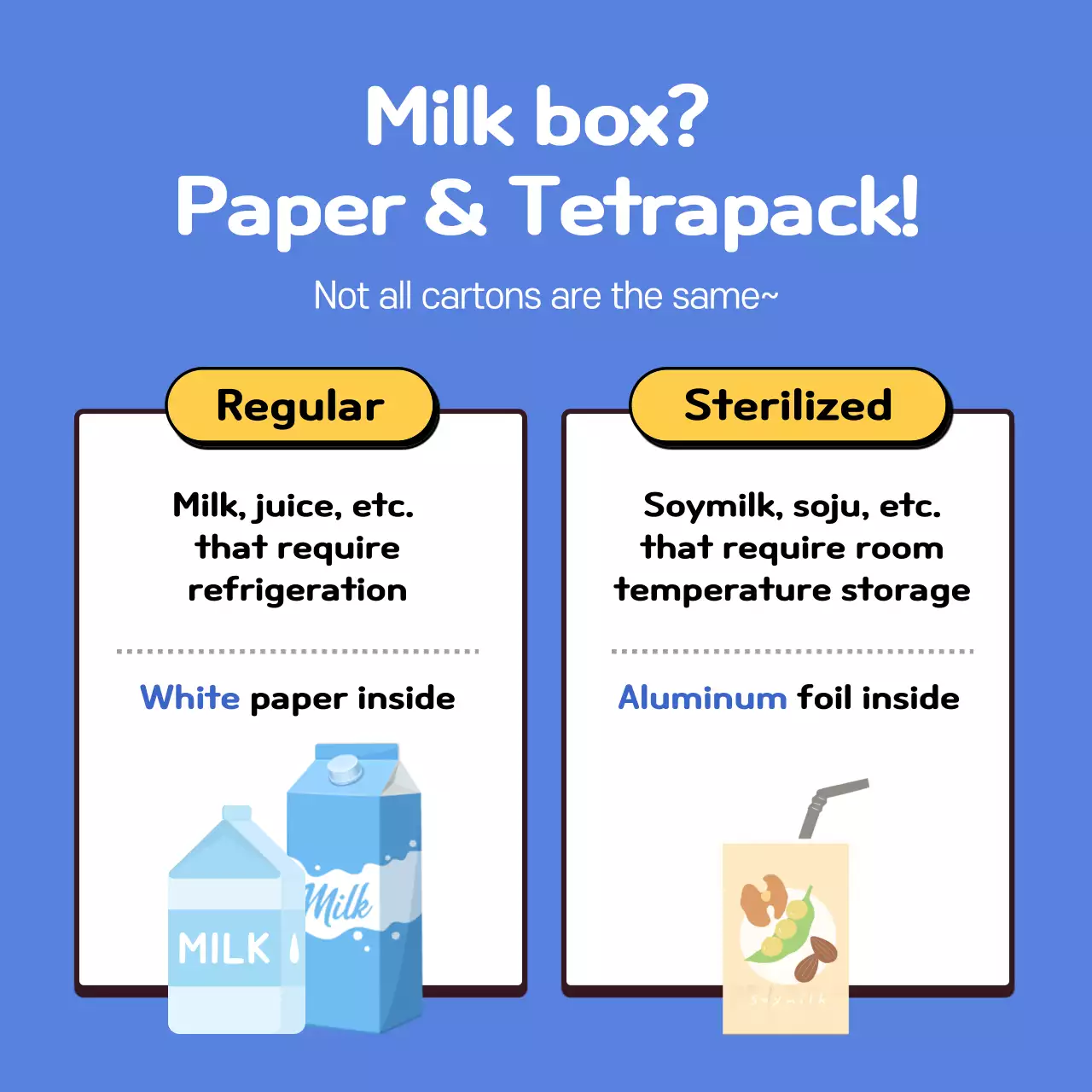 Blue Modern Recycling Guide Instagram Carousel