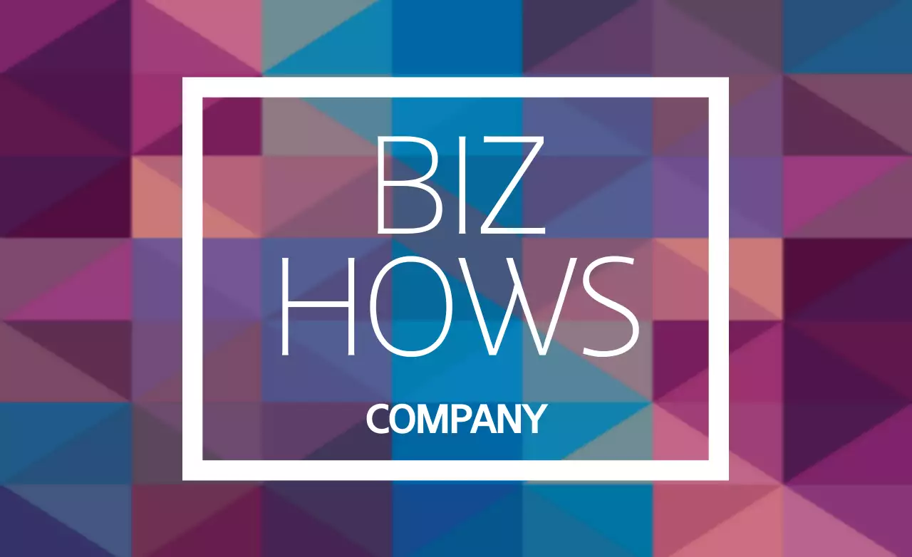 Purple Geometric Business Card Banner