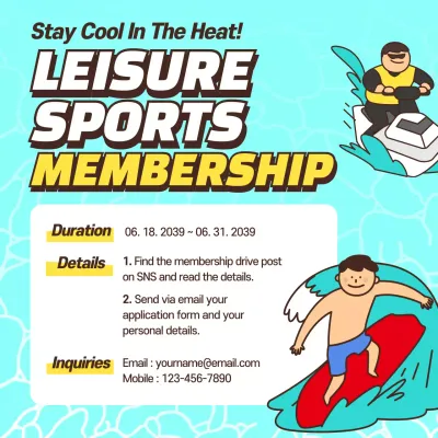 Blue Trendy Sports Promotion Instagram Post