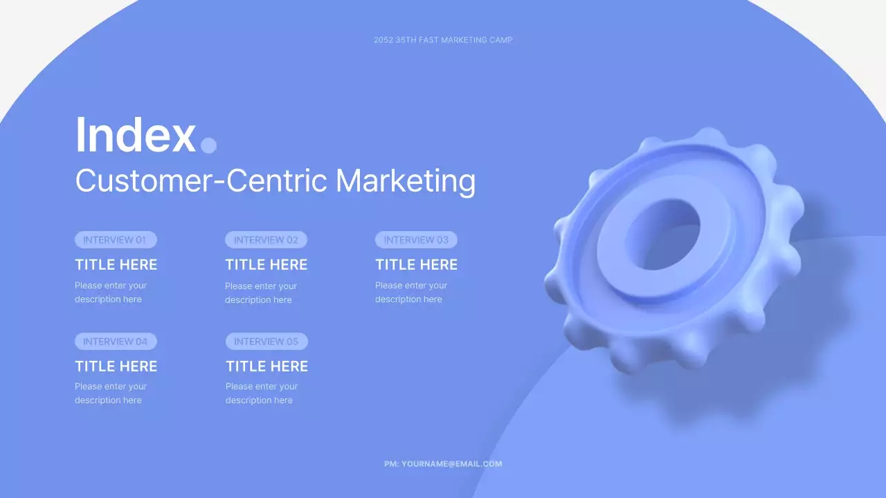 Blue Modern Marketing Guide Presentation