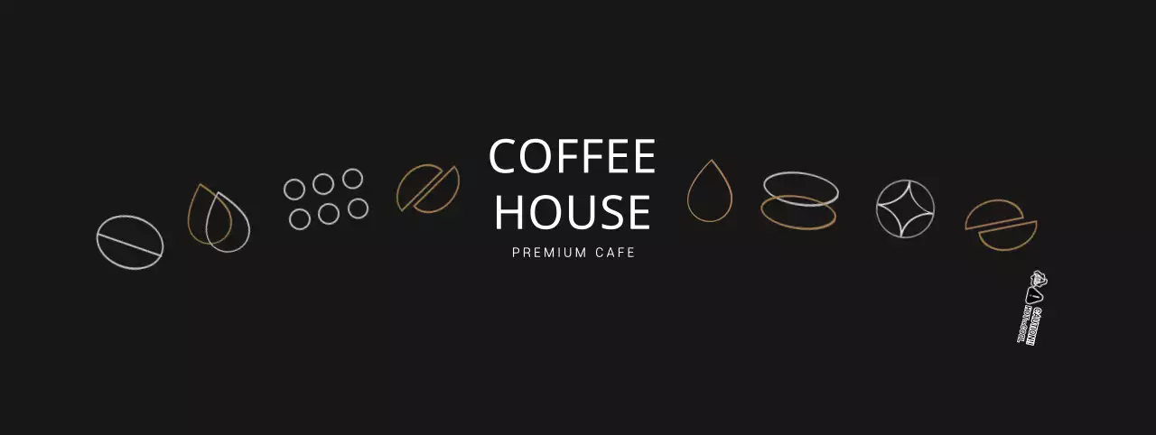 Black simple cafe cup holder